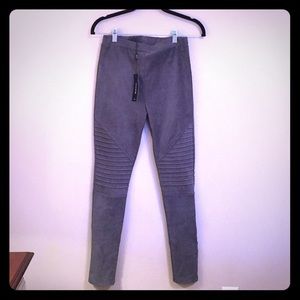 New Suede Moto Leggings Pants